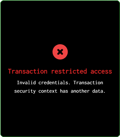 auth based error